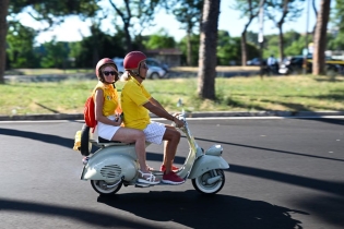 Roma: Perayaan ulang tahun ke-80 Vespa telah dimulai