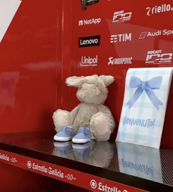 Pecco Bagnaia's first Grand Prix as a dad: Domizia's gift has arrived!