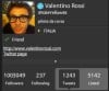 Moto - News: Valentino Rossi: 1 milione su twitter