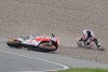 La sequenza della caduta di Pedrosa al Sachsenring