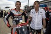 The doctors give De Angelis the OK for Imola