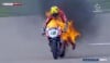 SBK: Fores&#039; Ducati caught fire during Race1 in Aragon