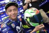 MotoGP: Viva l’Italia! Casco tricolore per Rossi al Mugello