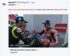 MotoGP: Rossi and Marquez shake their hands before the podium