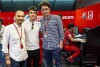 MotoGP: Ferrari also roots for Petrucci: Leclerc and Binotto in Ducati&#039;s pit