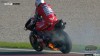 MotoGP: Pirro&#039;s Ducati catches fire during FP1 at Valencia