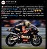 MotoGP: Sunday lap of honour at Mugello for Max Biaggi on the Aprilia 250