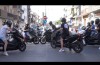 Moto - News: Andria – 10 Yamaha T-Max bloccano il traffico per girare un videoclip