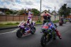 MotoGP: Quartararo and Zarco rev up their MotoGP bikes in the streets of Le Mans